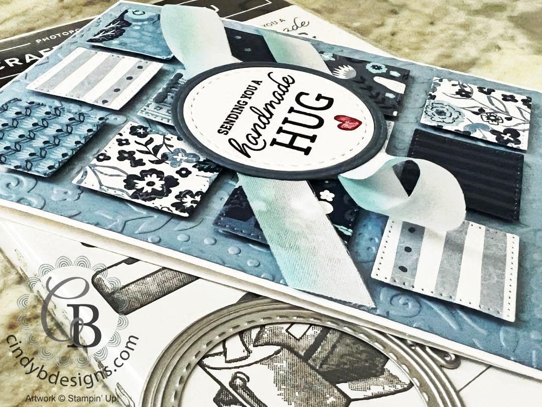 Create a Quilt Card From Paper Scraps
