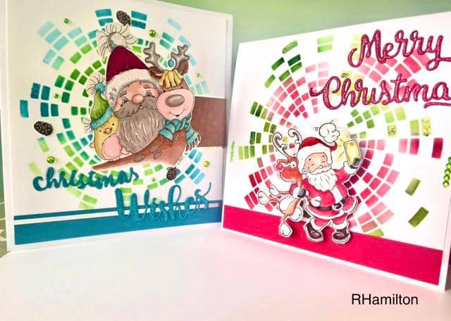 How to Add Glitter to make a Glam Christmas Card