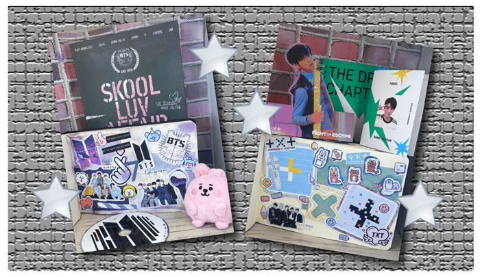How to get teenagers interested in scrapbooking: K-Pop Fan Book