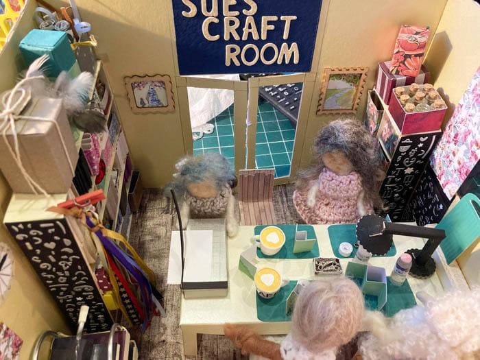 Sue's miniature Craft Room