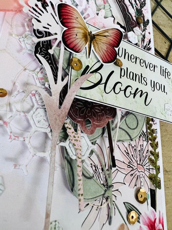 Wherever Life Plants You, Bloom - Detail of Card