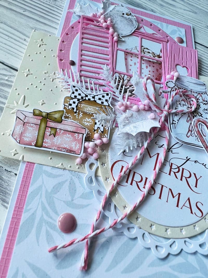 Pink and White Christmas